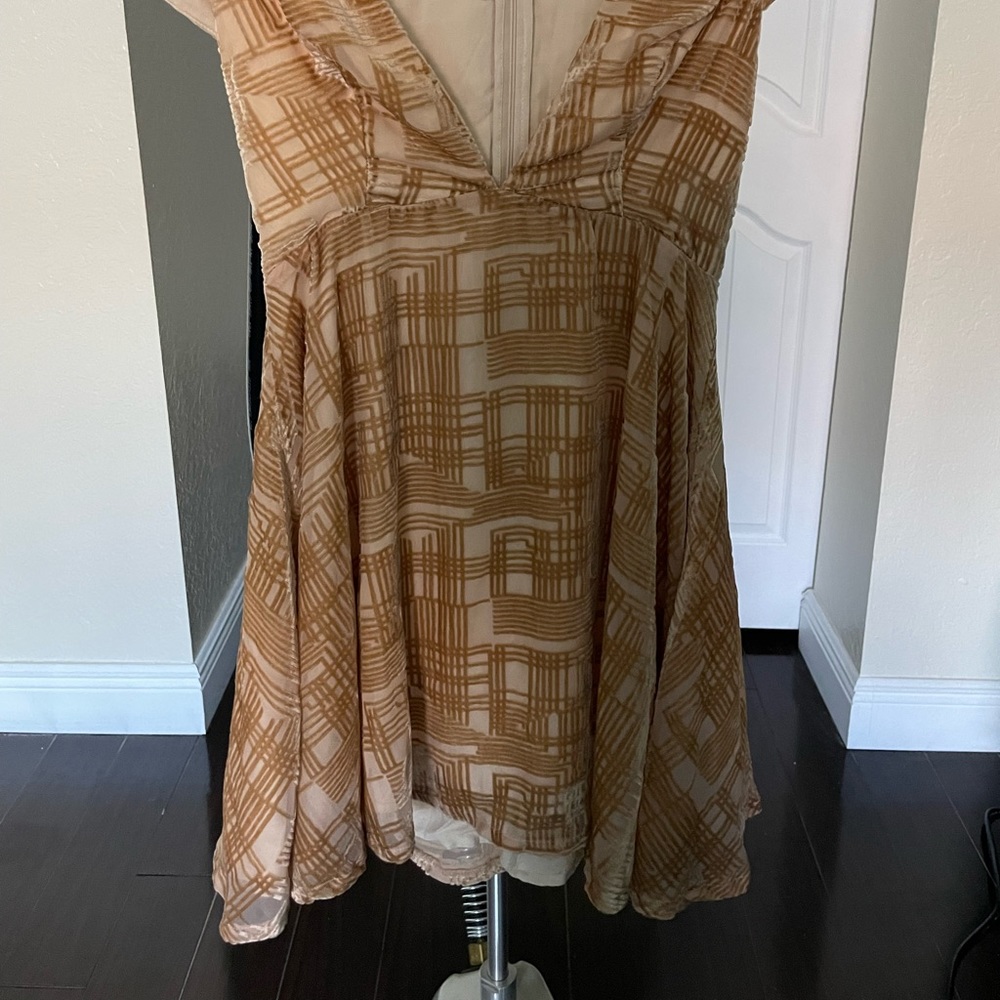 Kimchi blue low cut babydoll dress